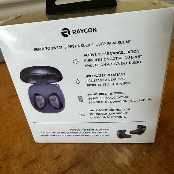 NWT Raycon Purple Fitness Earbuds - Picture 4 of 4